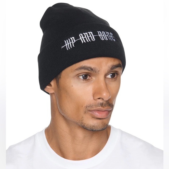 Unisex Hip and Bone - LA bone beanie grey NWT - Picture 2 of 4
